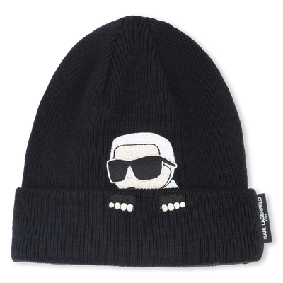 Gorro de punto KARL LAGERFELD KIDS NI&Ntilde;O