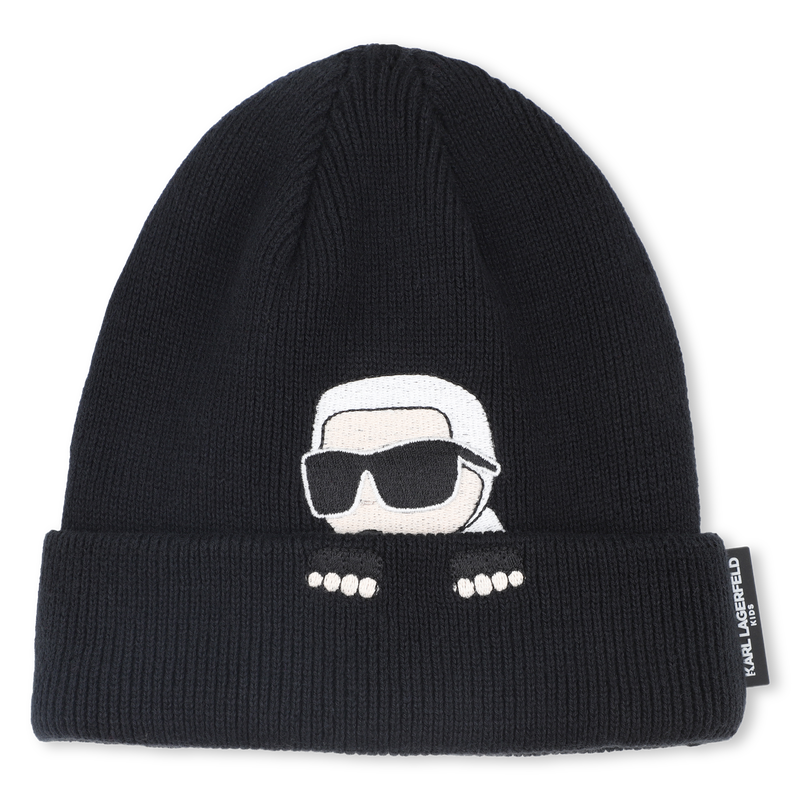 Gorro de punto KARL LAGERFELD KIDS 
                        NI&Ntilde;O