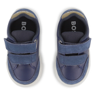 Zapatillas con rayas de velcro BOSS 
                    NI&Ntilde;O