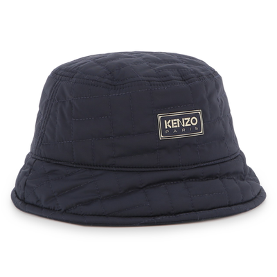 Sombrero de pescador de poliéster con acolchado KENZO KIDS UNISEXO