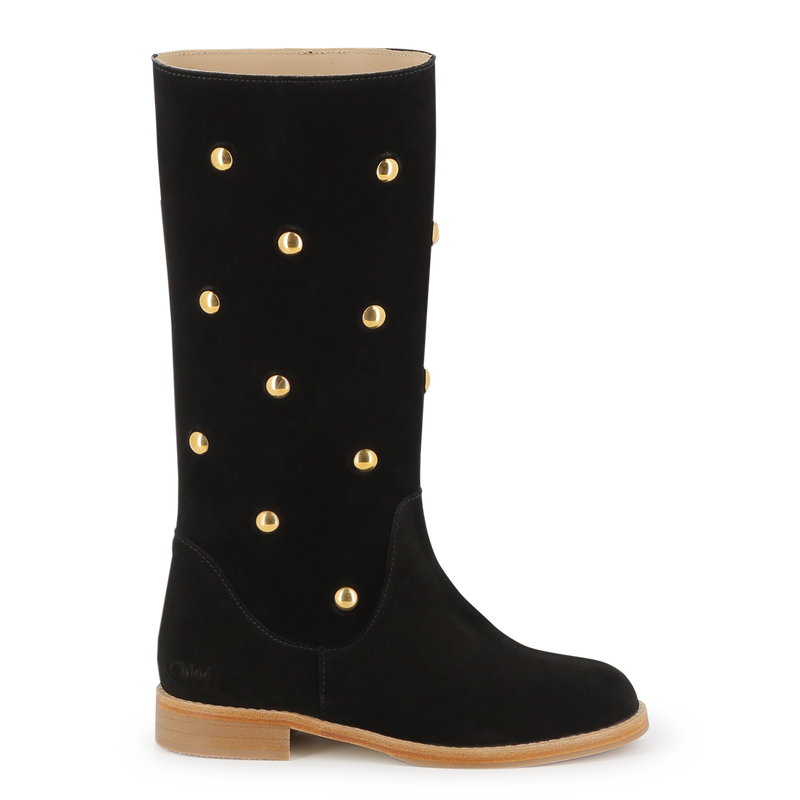 Botas de piel de becerro ante CHLOE 
                        NI&Ntilde;A