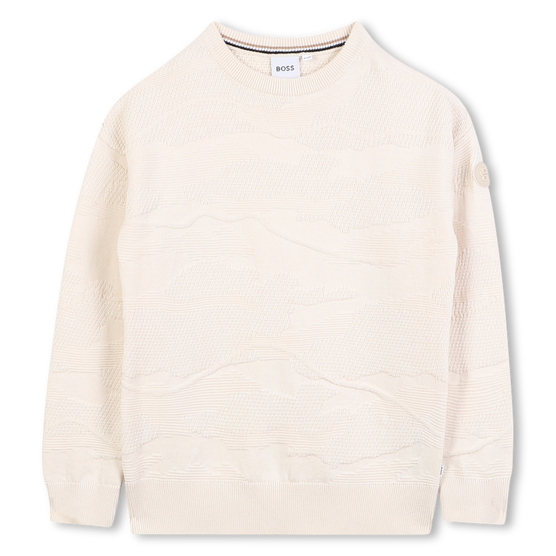 Jersey de cuello redondo BOSS 
                        NI&Ntilde;O