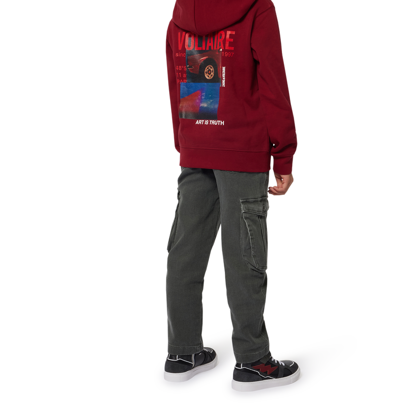 Pantal&oacute;n cargo con botones ZADIG & VOLTAIRE 
                        NI&Ntilde;O