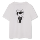 Camiseta de manga corta KARL LAGERFELD KIDS 
                    NI&Ntilde;O