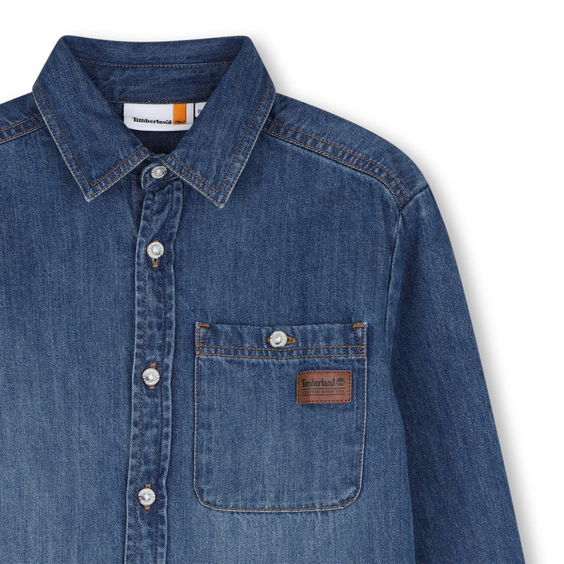 Camisa de mangas largas TIMBERLAND 
                        NI&Ntilde;O