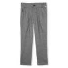 Pantal&oacute;n de algod&oacute;n con pinzas BOSS 
                    NI&Ntilde;A