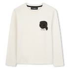 Camiseta de manga larga KARL LAGERFELD KIDS 
                    NI&Ntilde;O