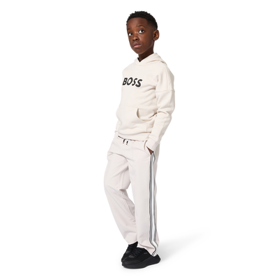 SUDADERA CON CAPUCHA BOSS NI&Ntilde;O