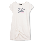 Vestido manga corta KARL LAGERFELD KIDS 
                    NI&Ntilde;A
