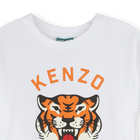 Vestido estampado con volante KENZO KIDS 
                    NI&Ntilde;A