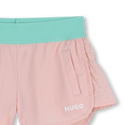 Pantalones cortos jogger HUGO 
                    NI&Ntilde;A