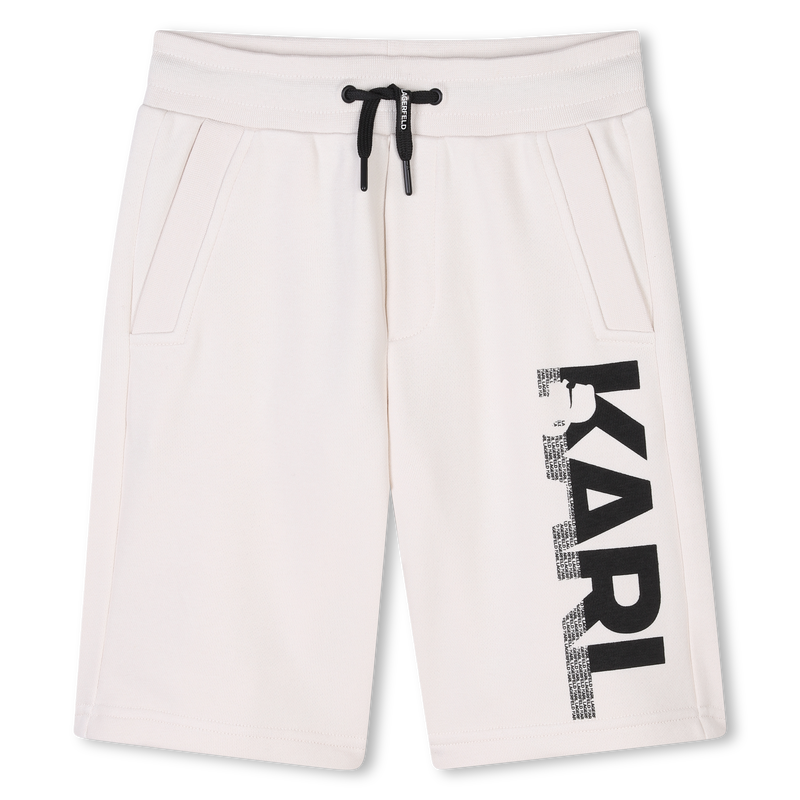 Bermudas el&aacute;sticas de algod&oacute;n KARL LAGERFELD KIDS 
                        NI&Ntilde;O