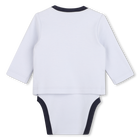 Conjunto de mono, peto y gorro BOSS 
                    NI&Ntilde;O