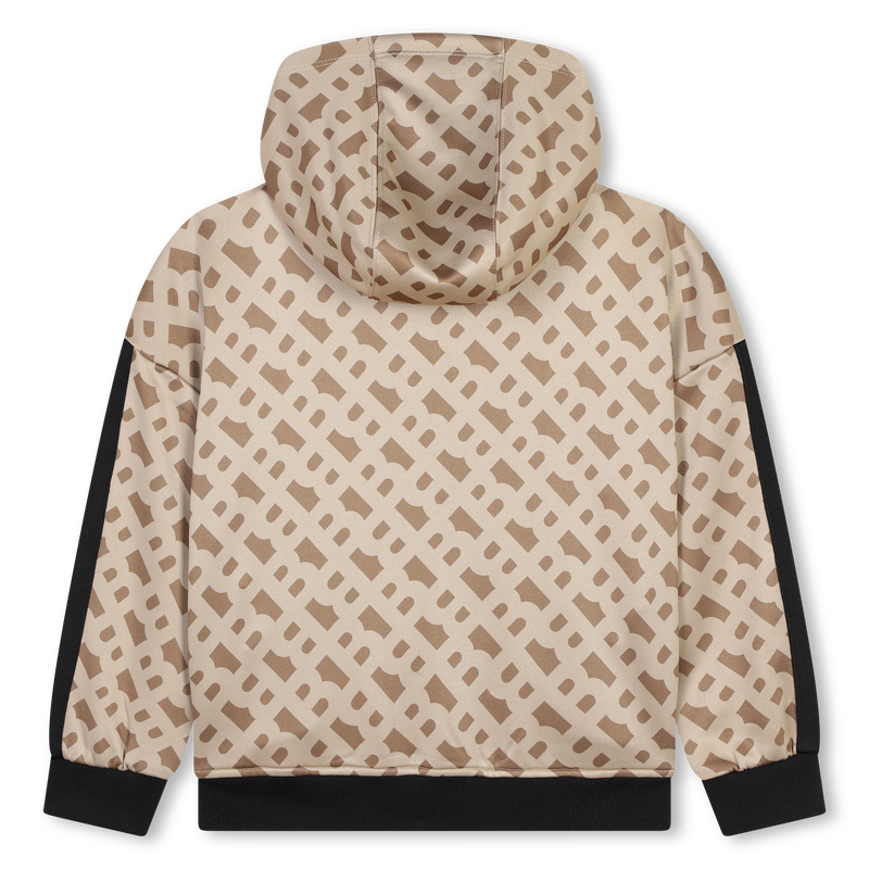 Chaqueta de jacquard y capucha BOSS 
                        NI&Ntilde;A