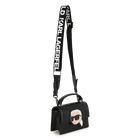 Bolso de mano en tejido recubierto de grano fino KARL LAGERFELD KIDS 
                    NI&Ntilde;A