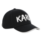Gorra con cierre ajustable KARL LAGERFELD KIDS 
                    NI&Ntilde;O