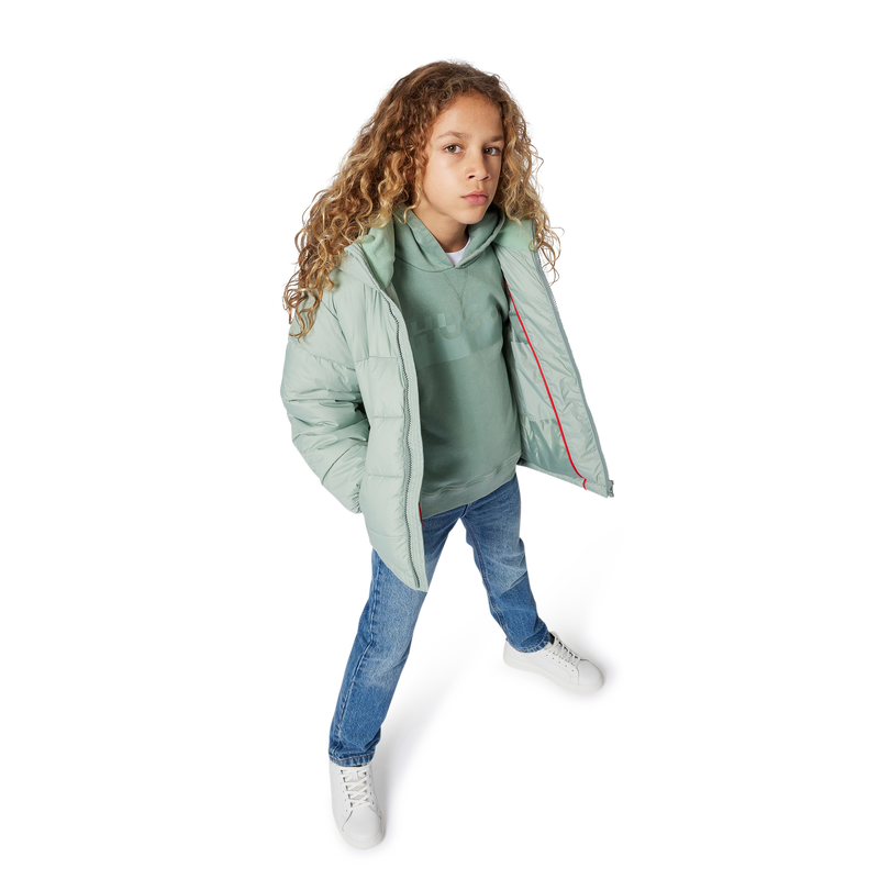 Plum&iacute;fero con capucha HUGO 
                        NI&Ntilde;O