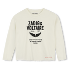 Camiseta de manga larga ZADIG & VOLTAIRE 
                    NI&Ntilde;A