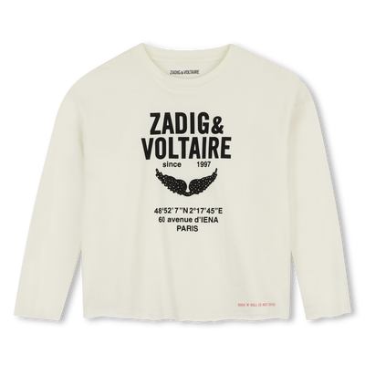 Camiseta de manga larga ZADIG & VOLTAIRE NI&Ntilde;A