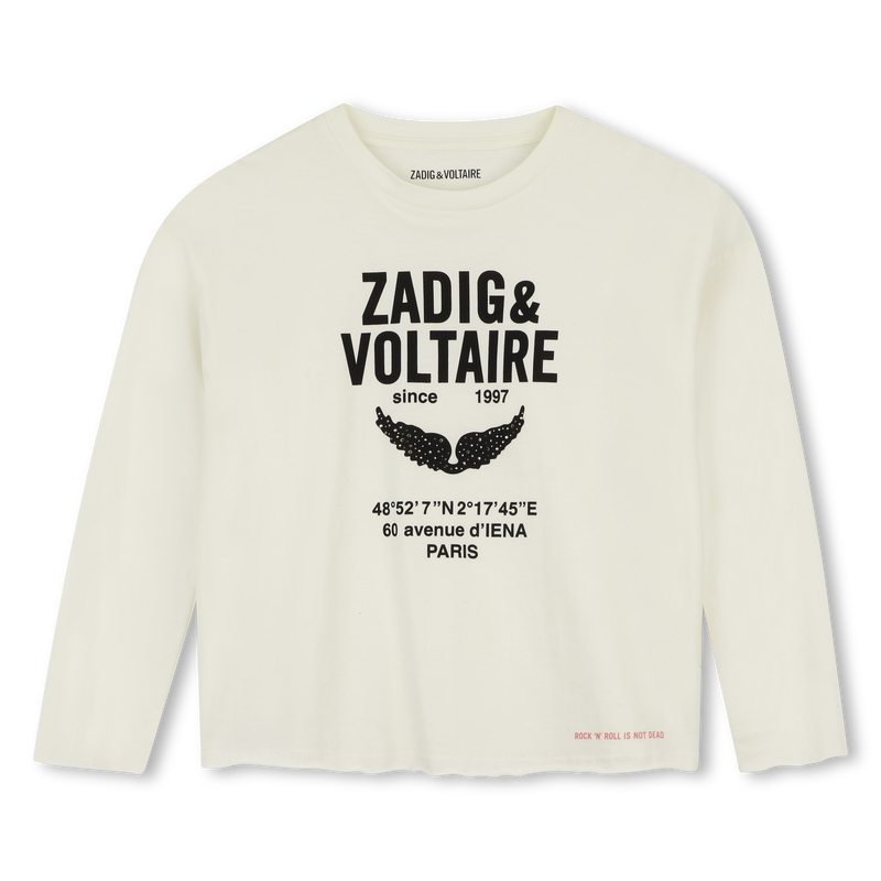 Camiseta de manga larga ZADIG & VOLTAIRE 
                        NI&Ntilde;A