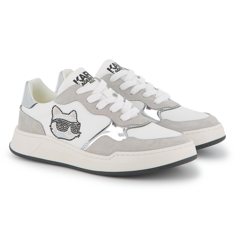 Zapatillas bajas con cordones KARL LAGERFELD KIDS 
                        NI&Ntilde;A