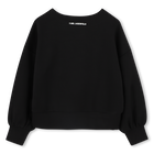 Sudadera con bordado KARL LAGERFELD KIDS 
                    NI&Ntilde;A