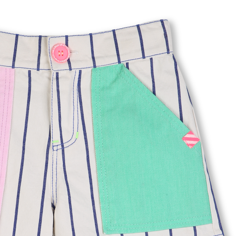 PANTALONES CORTOS A RAYAS BILLIEBLUSH 
                        NI&Ntilde;A