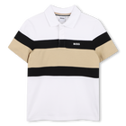 Conjunto polo + bermudas BOSS 
                    NI&Ntilde;O