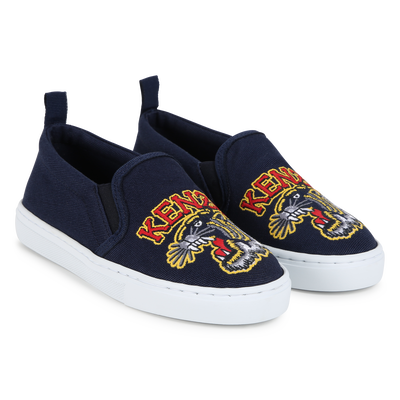 Zapatos con tigre bordado KENZO KIDS UNISEXO