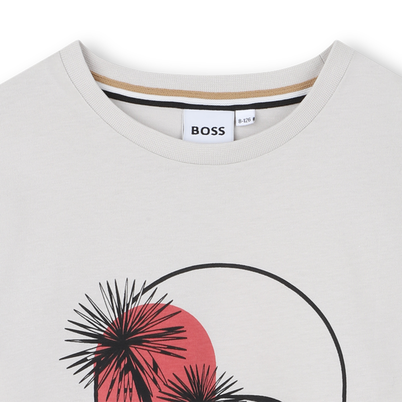 CAMISETA DE MANGA CORTA BOSS 
                        NI&Ntilde;O