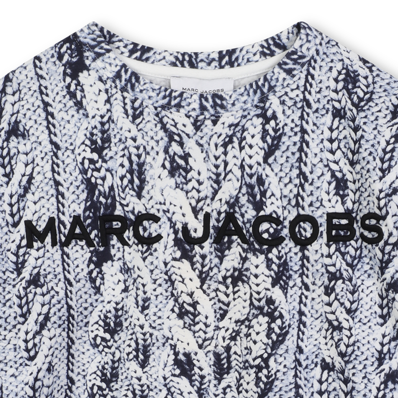 Camiseta de punto de algod&oacute;n MARC JACOBS 
                        NI&Ntilde;O