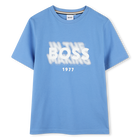 Camiseta algod&oacute;n manga corta BOSS 
                    NI&Ntilde;O