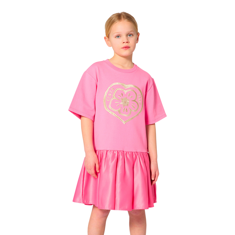 Vestido de manga corta KENZO KIDS 
                        NI&Ntilde;A