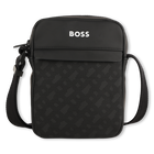 Bolso bandolera textil recubierto BOSS 
                    NI&Ntilde;O