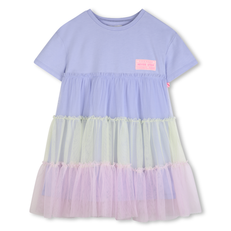 VESTIDO BIMATERIAL BILLIEBLUSH 
                        NI&Ntilde;A