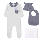 Conjunto de pijama, sombrero de pescador y babero KENZO KIDS 
                    NI&Ntilde;O