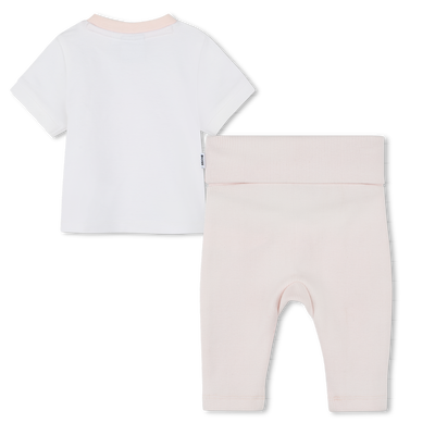 Conjunto camiseta y leggigns BOSS NI&Ntilde;A