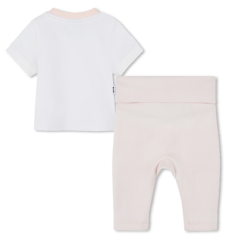 Conjunto camiseta y leggigns BOSS 
                        NI&Ntilde;A