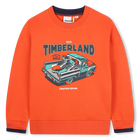 Sudadera de vell&oacute;n cepillado TIMBERLAND 
                    NI&Ntilde;O