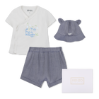 Conjunto de camiseta, sombrero de pescador y panta KENZO KIDS 
                    NI&Ntilde;O