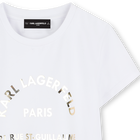 Camiseta de manga corta KARL LAGERFELD KIDS 
                    NI&Ntilde;A