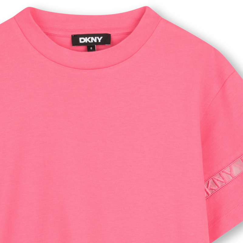 VESTIDO CAMISETA DKNY 
                        NI&Ntilde;A