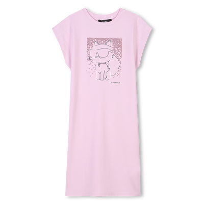 Vestido de manga corta KARL LAGERFELD KIDS NI&Ntilde;A