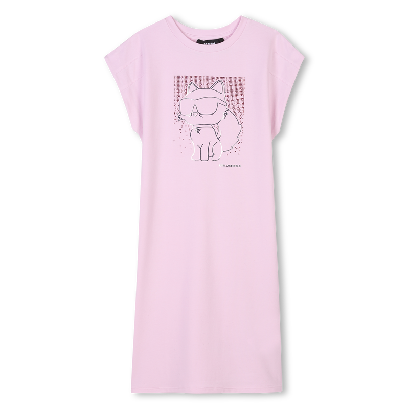 Vestido de manga corta KARL LAGERFELD KIDS 
                        NI&Ntilde;A