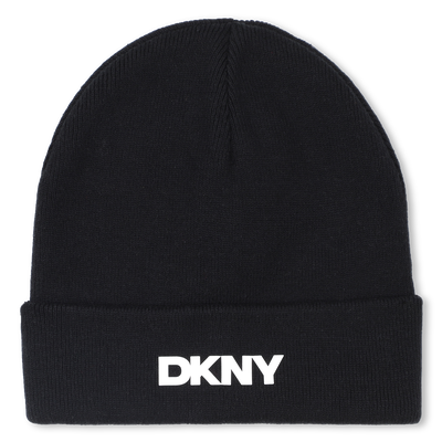 Gorro de punto de doble capa DKNY UNISEXO