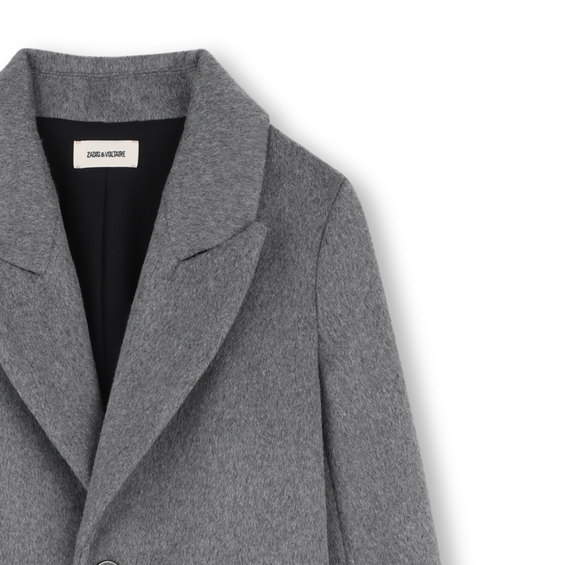 Abrigo largo de corte recto ZADIG & VOLTAIRE 
                        NI&Ntilde;A