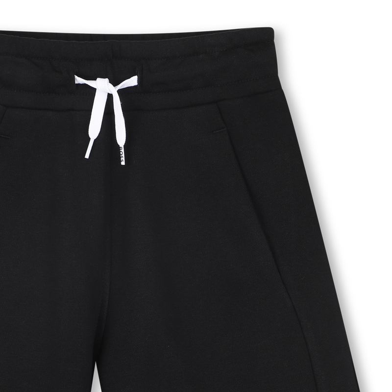 Bermudas de mulet&oacute;n liso BOSS 
                        NI&Ntilde;O