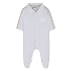 Pijama con cierre a presi&oacute;n, BLANCO, hi-res