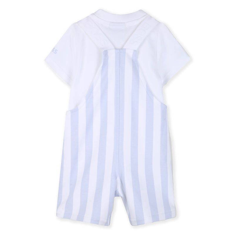 CONJUNTO MONO + CAMISETA BOSS 
                        NI&Ntilde;O