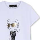 Camiseta de manga corta KARL LAGERFELD KIDS 
                    NI&Ntilde;A